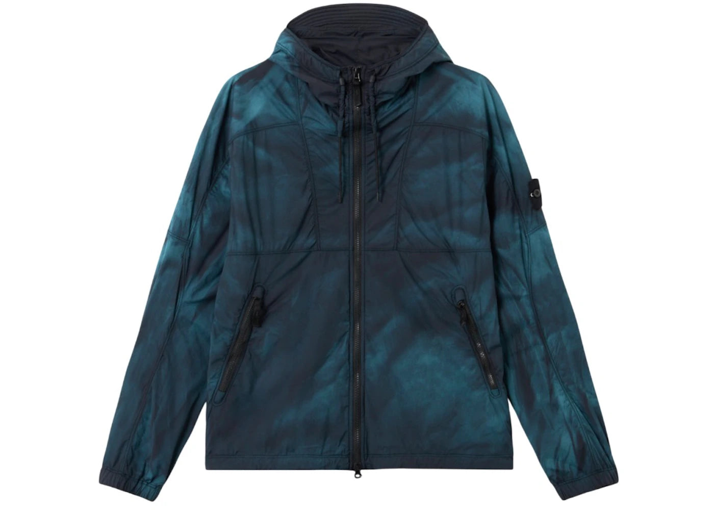 Stone Island Skin Touch Nylon-TC Corrosion Treatment Hooded Jacket Black