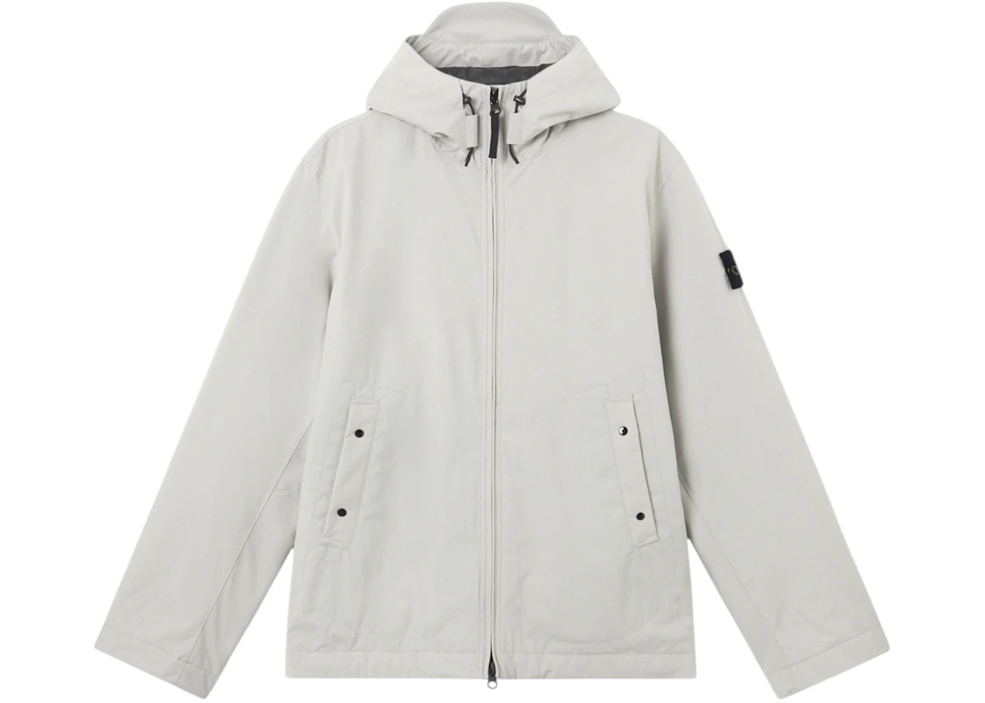 Stone Island Soft Shell-R E.Dye Technology Primaloft 4100086 Jacket Pearl Grey