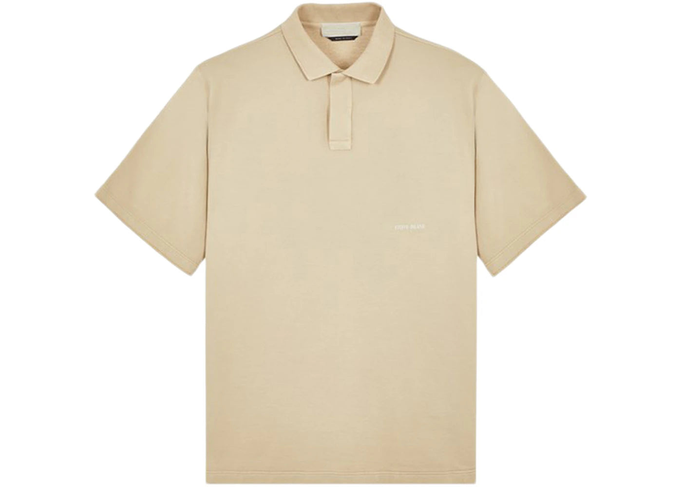 Stone Island Stone Island Ghost Piece Polo Beige