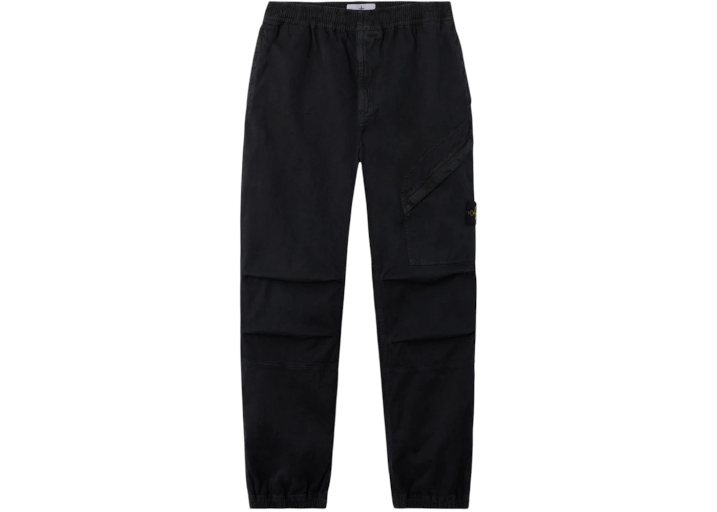 Stone Island Stretch Organic Broken Twill Cotton Old Effect 3100036 Sweatpant Black
