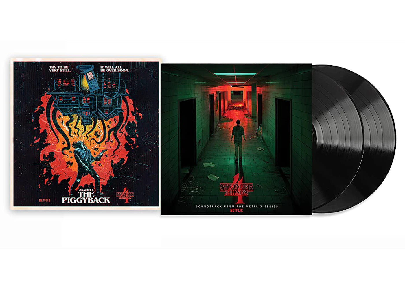 Stranger Things Season 4 Soundtrack Amazon Exclusive 2XLP Viny Black