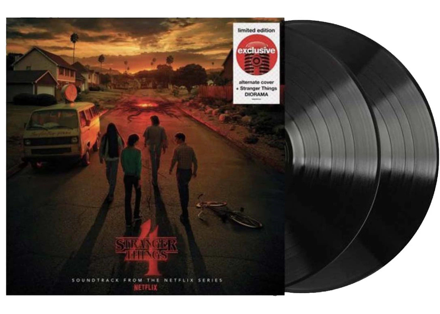Stranger Things Season 4 Soundtrack Target Exclusive 2XLP Vinyl Black