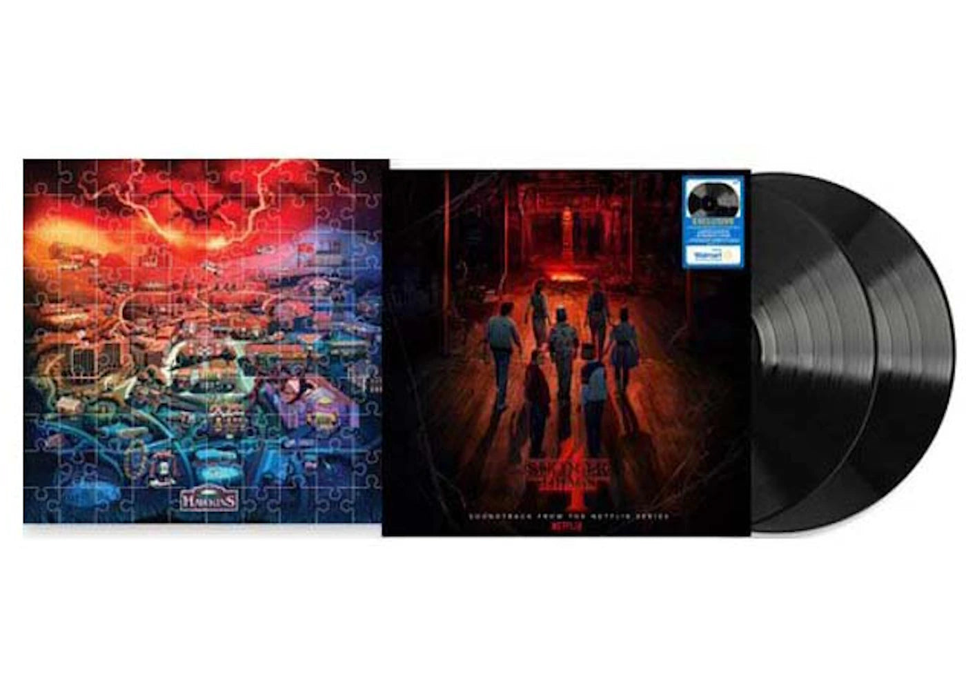 Stranger Things Season 4 Soundtrack Walmart Exclusive 2XLP Vinyl Black