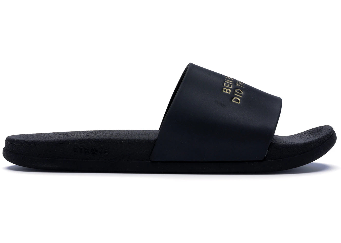 Straye "Ben Baller Did The Chain" Slide Black/Gold