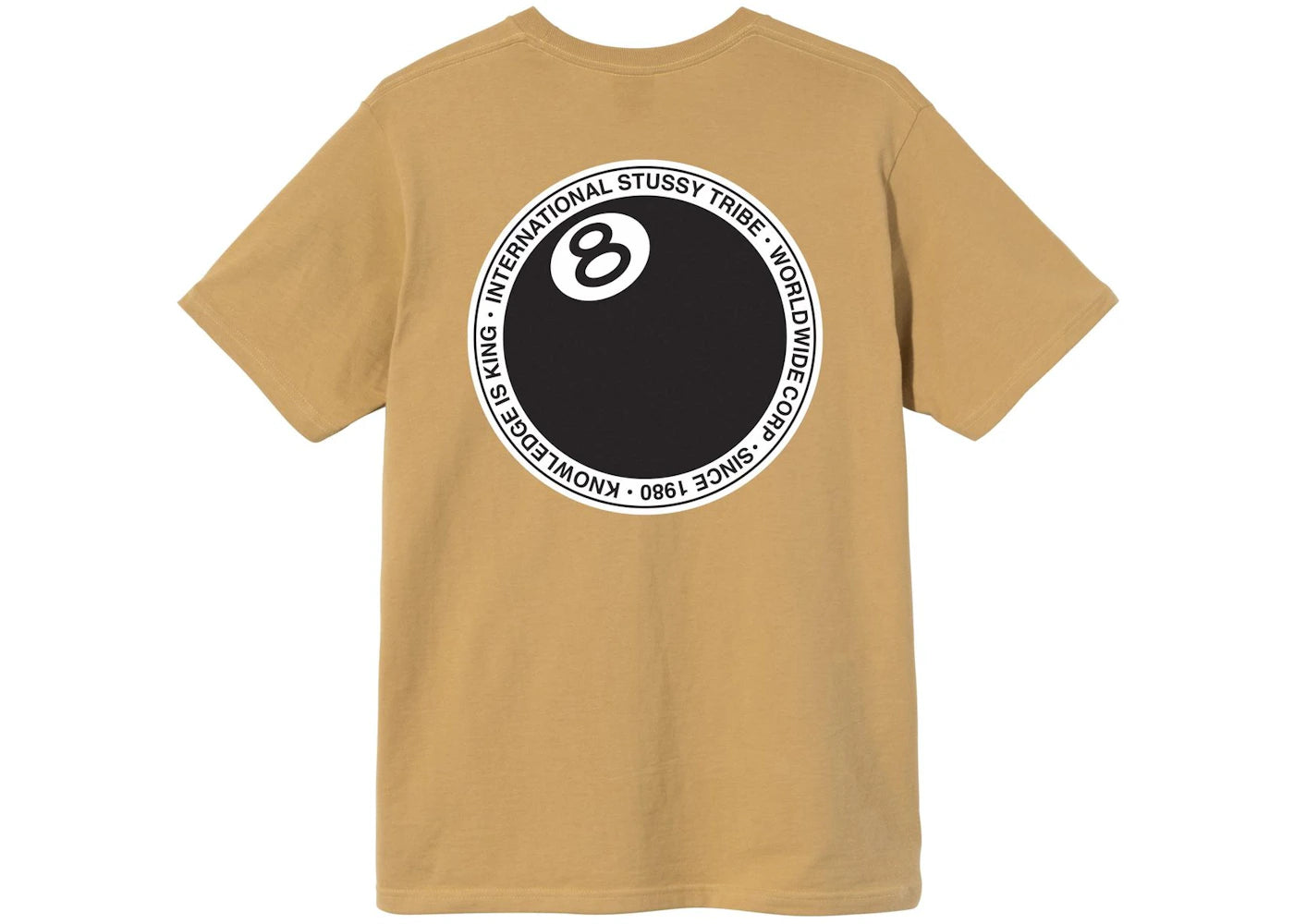 Stussy 8 Ball Dot T-shirt Khaki