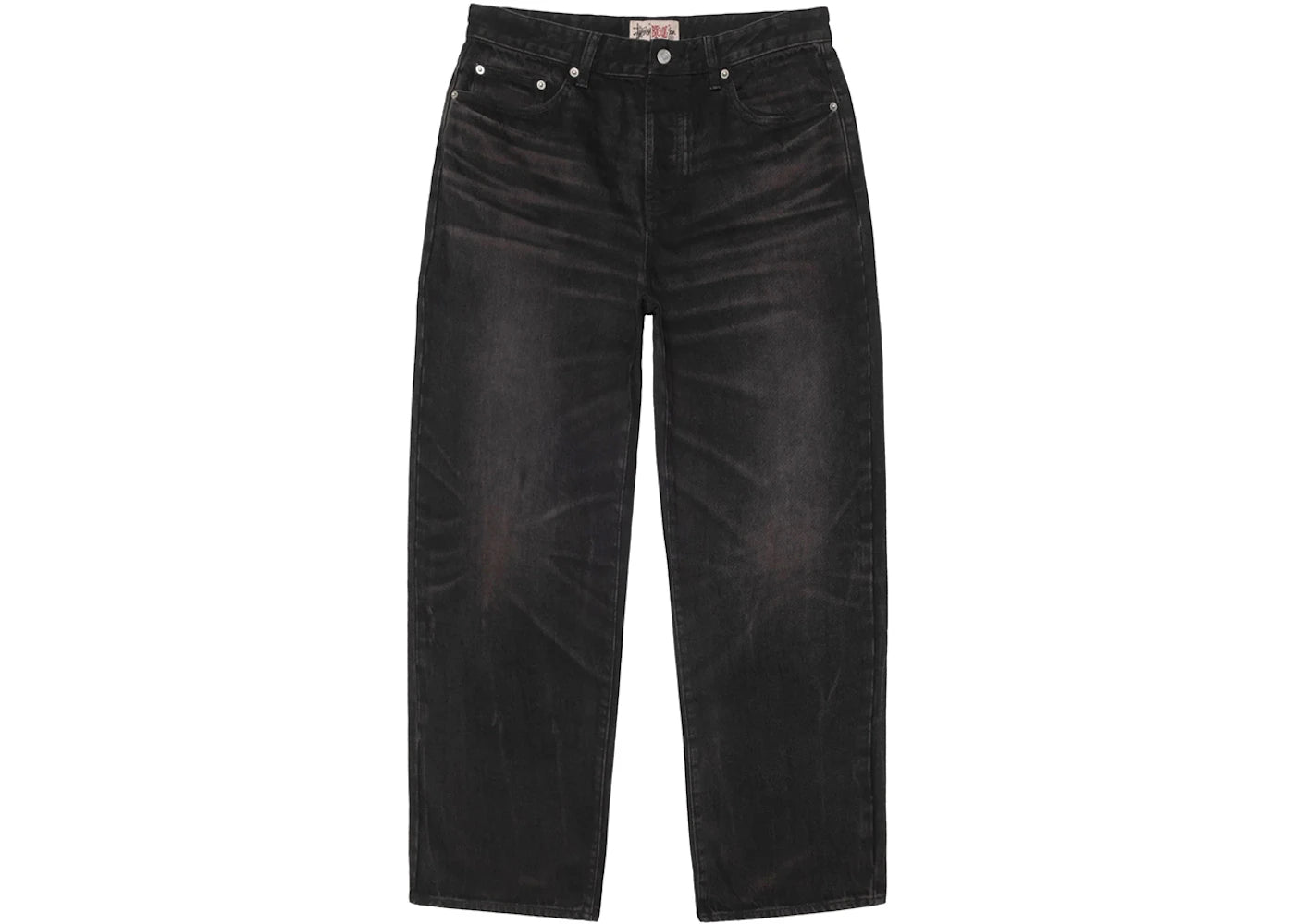 Stussy Big Ol' Jean Vintage Wash Denim Black