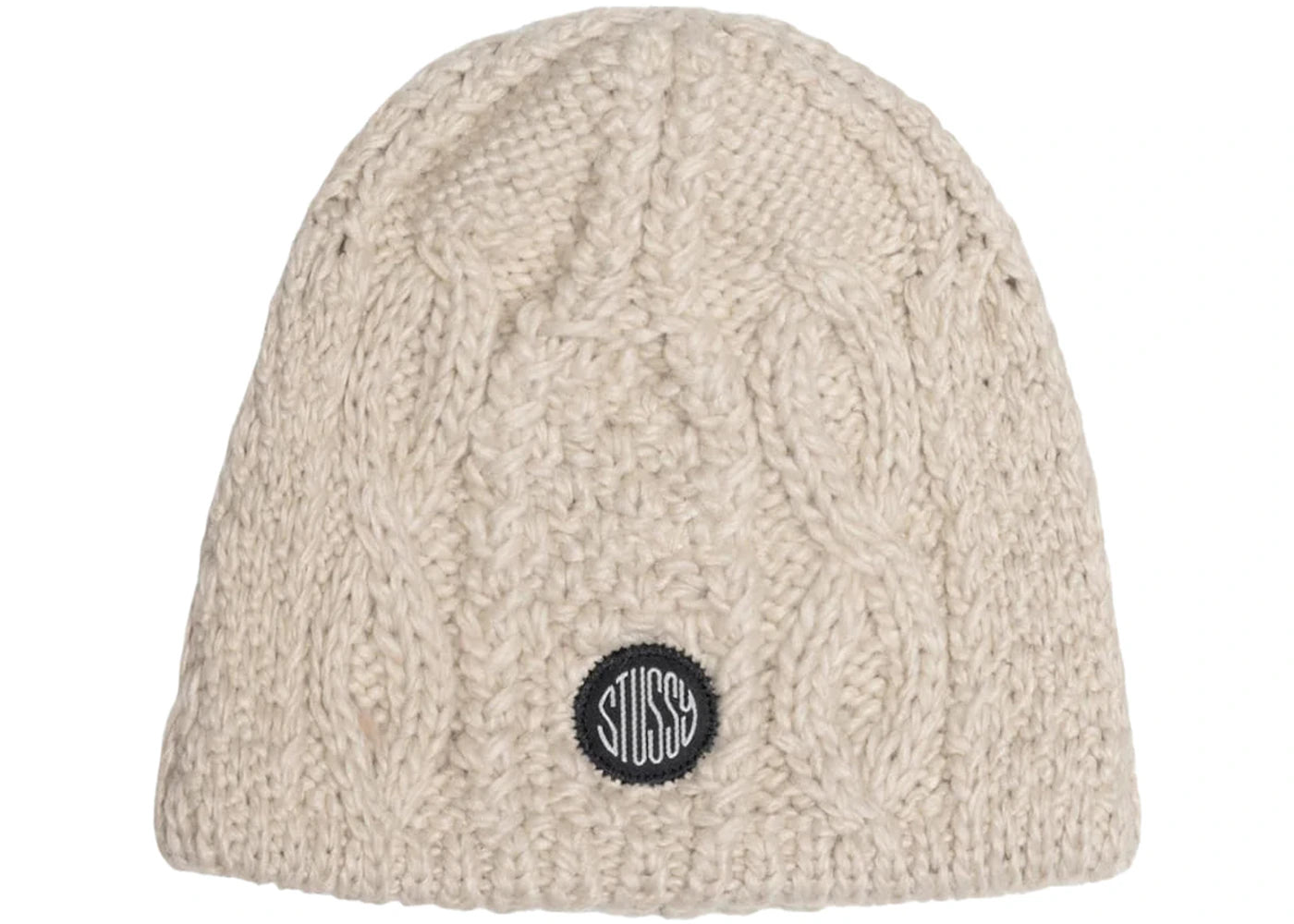 Stussy Cable Knit Skullcap Natural