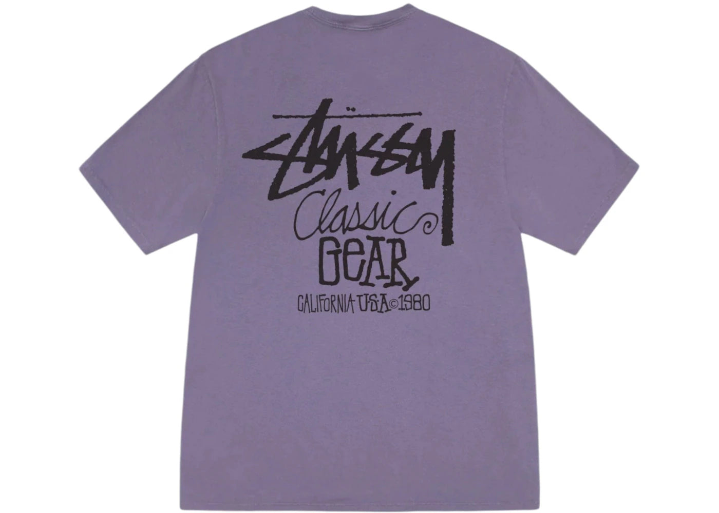 Stussy Classic Gear Pigment Dyed Tee Grape