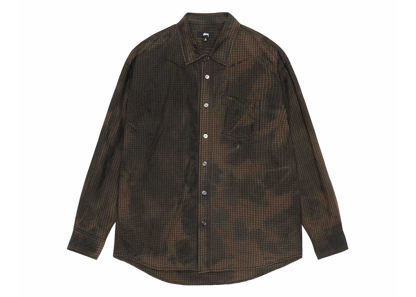 Stussy Classic Ls Shirt Sprayed Tan