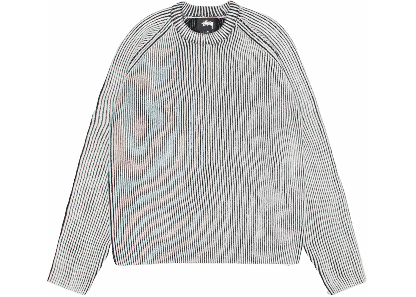 Stussy Contrast Rib Sweater White