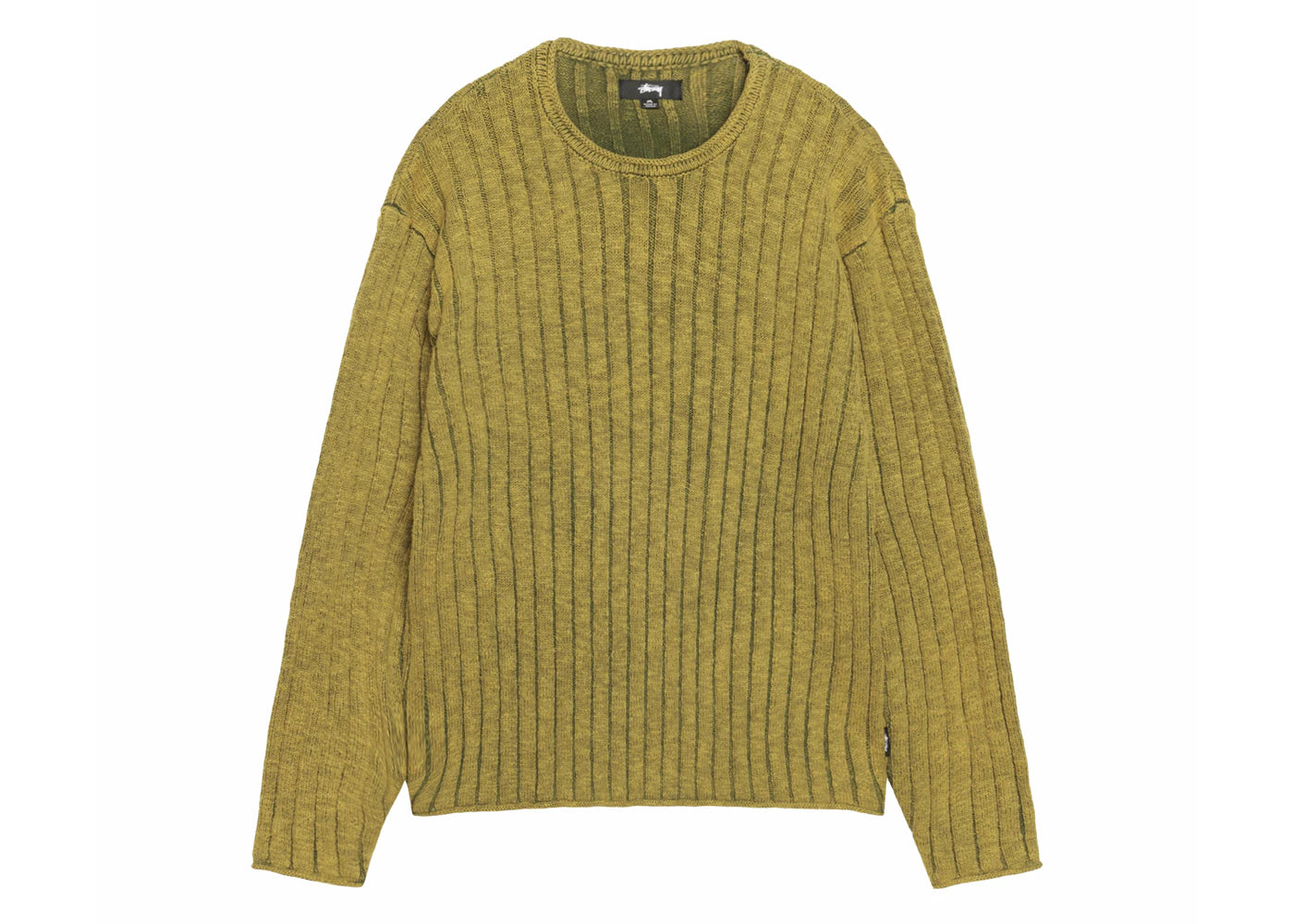 Stussy Cotton Slub Rib Crew Green