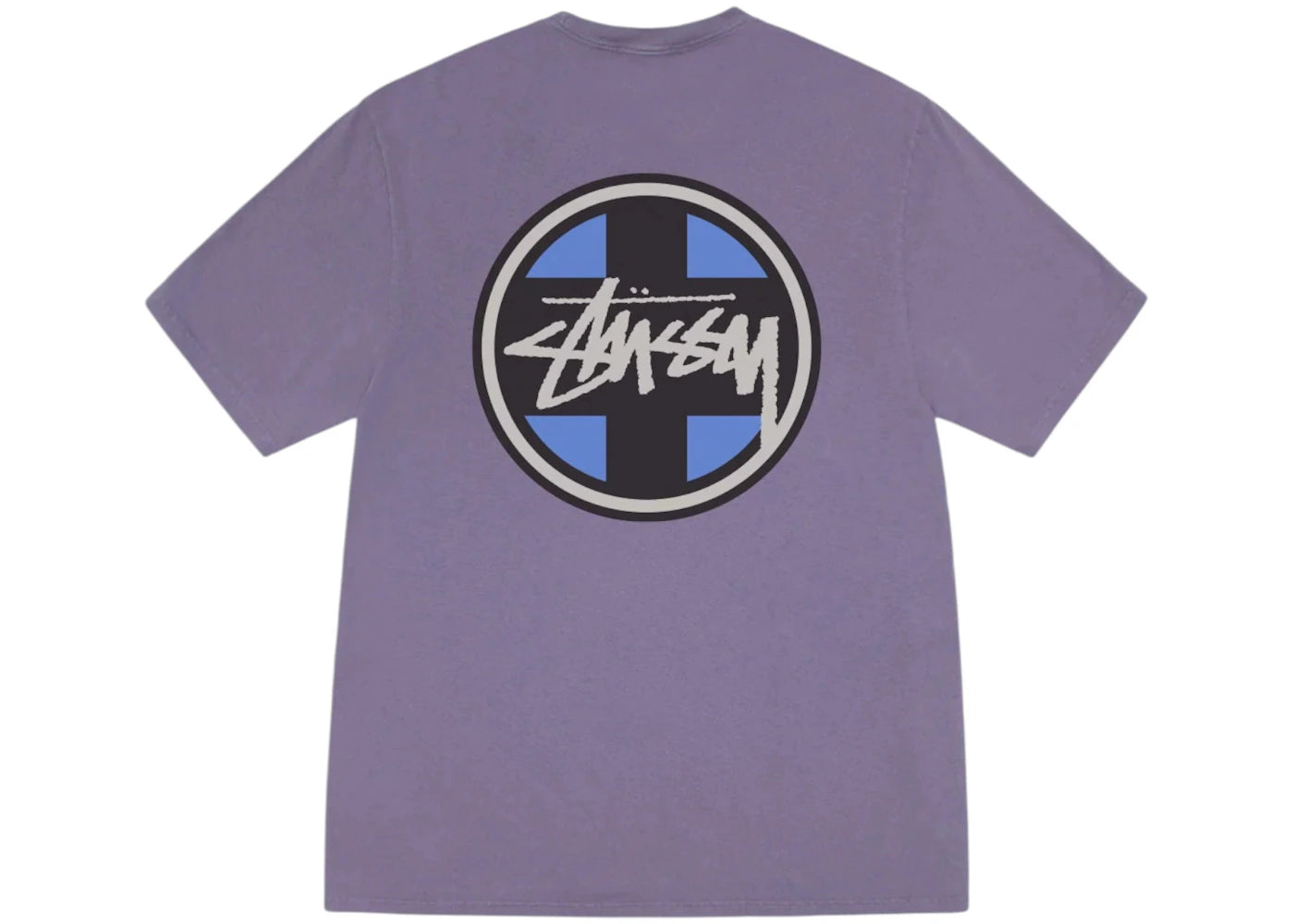 Stussy Cross Dot Pigment Dyed Tee Grape