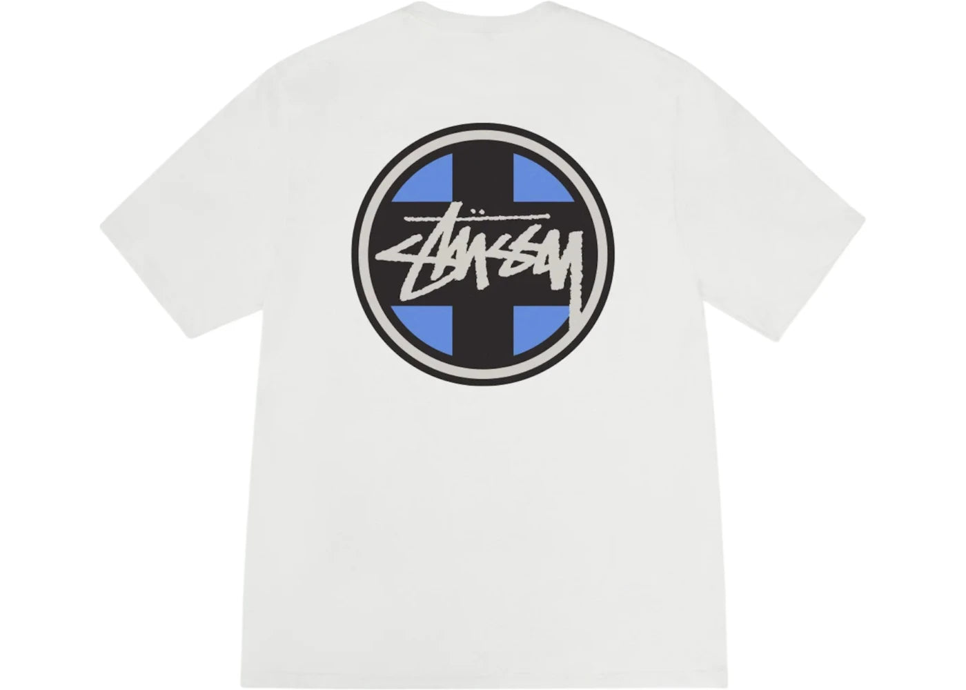 Stussy Cross Dot Pigment Dyed Tee Natural