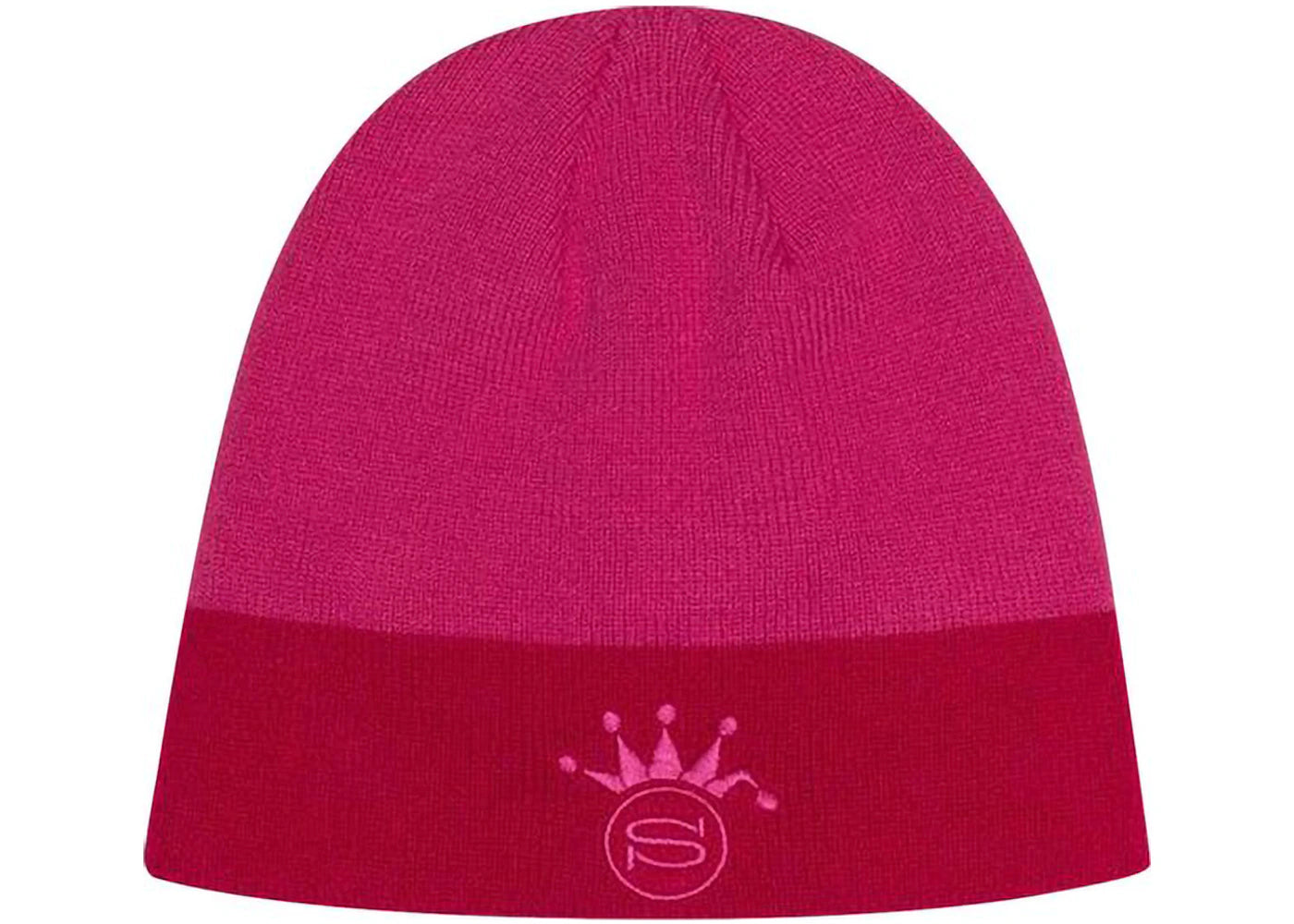 Stussy Crown Jacquard Skullcap Pink