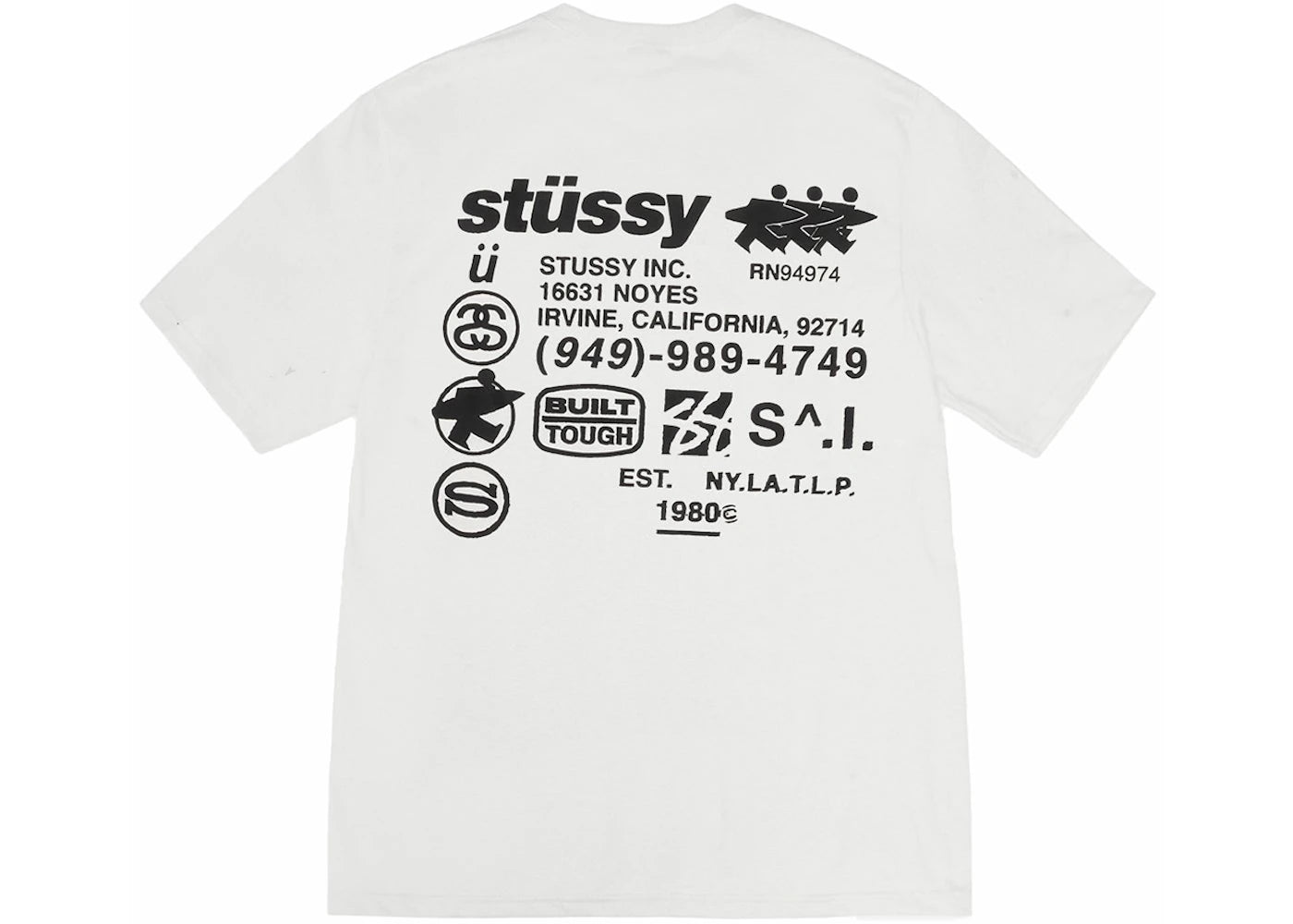 Stussy DNA Pigment Dyed Tee Natural