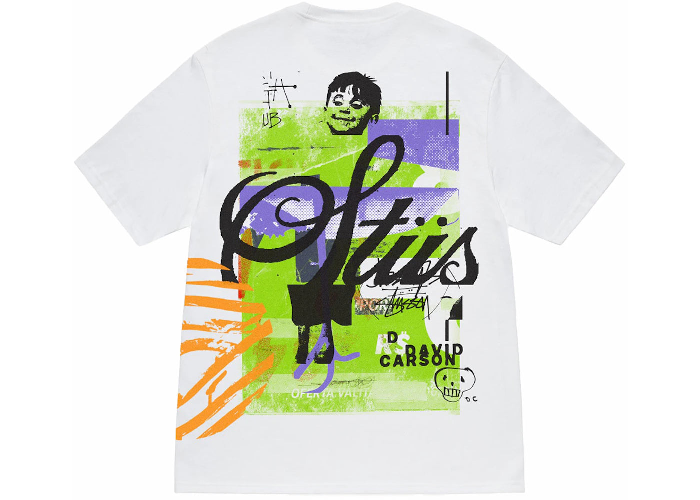 Stussy David Carson Dino Tee White