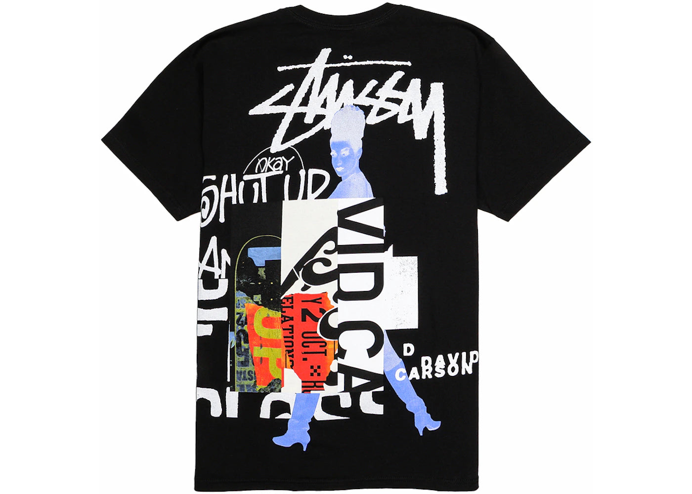Stussy David Carson Do Your Thang Tee Black