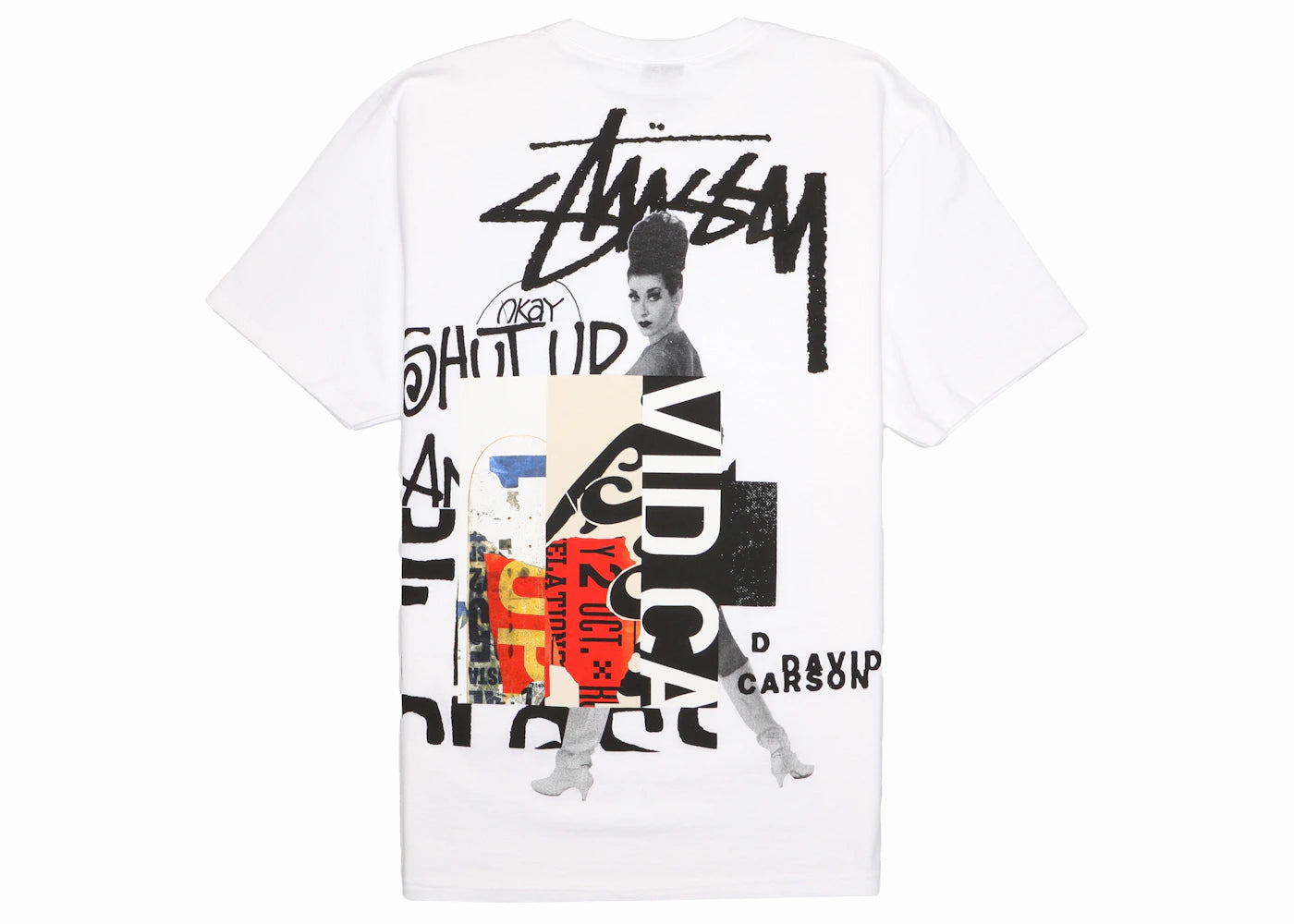 Stussy David Carson Do Your Thang Tee White