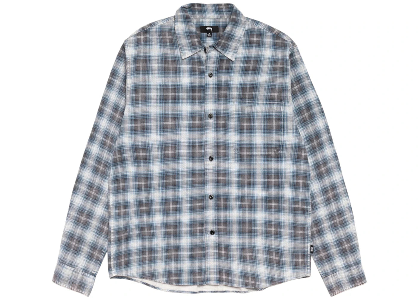 Stussy Dax Plaid Shirt Blue
