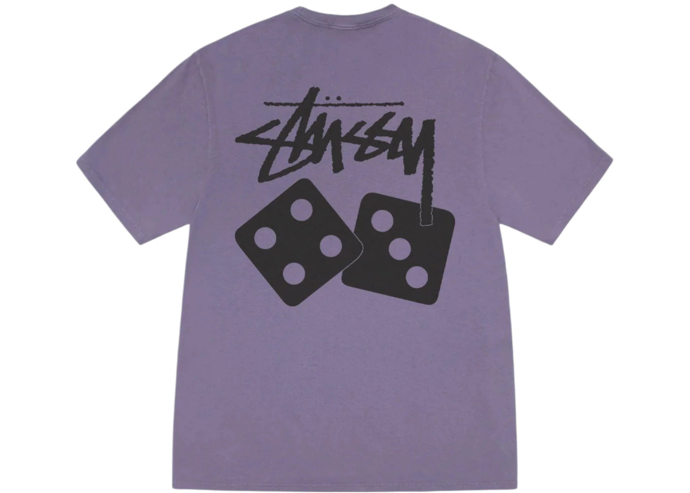 Stussy Dice Pigment Dyed Tee Grape