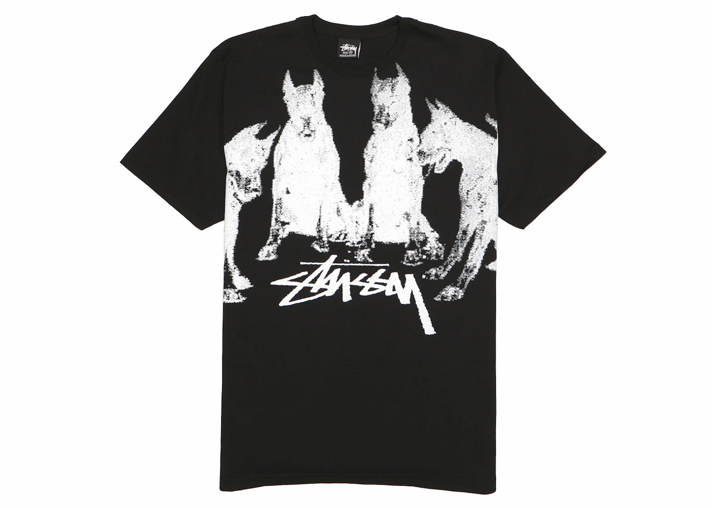 Stussy Doberman Tee Black