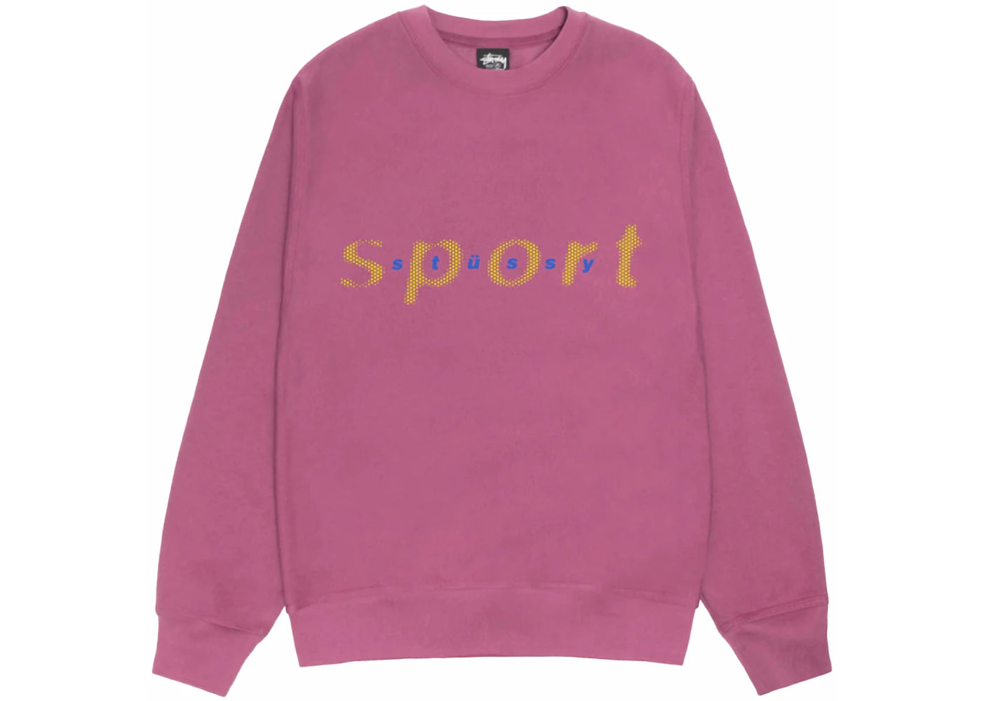 Stussy Dot Sport Crew Berry