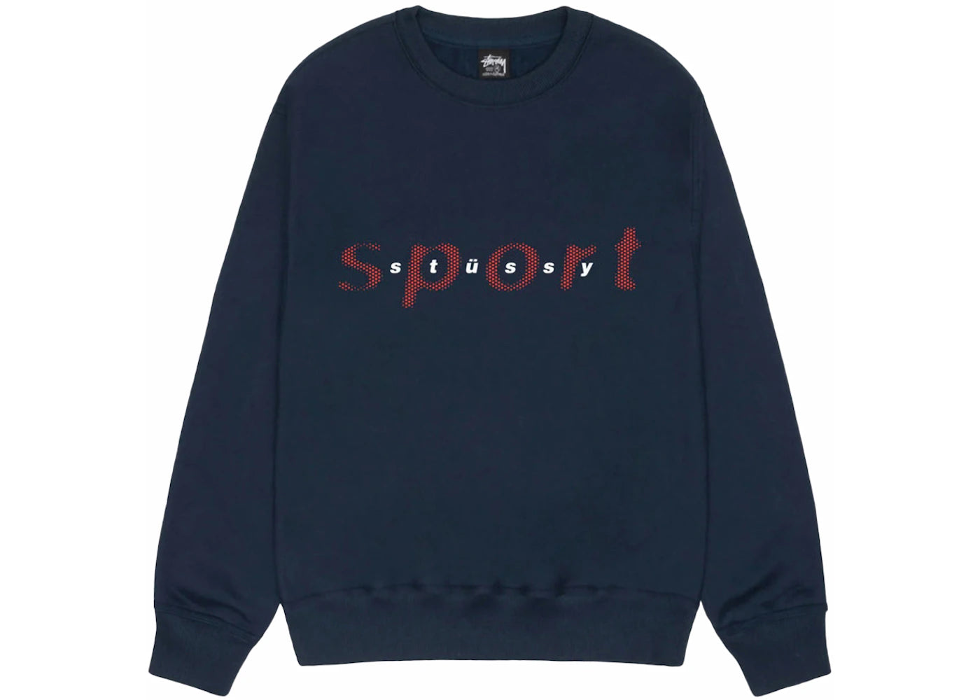 Stussy Dot Sport Crew Navy