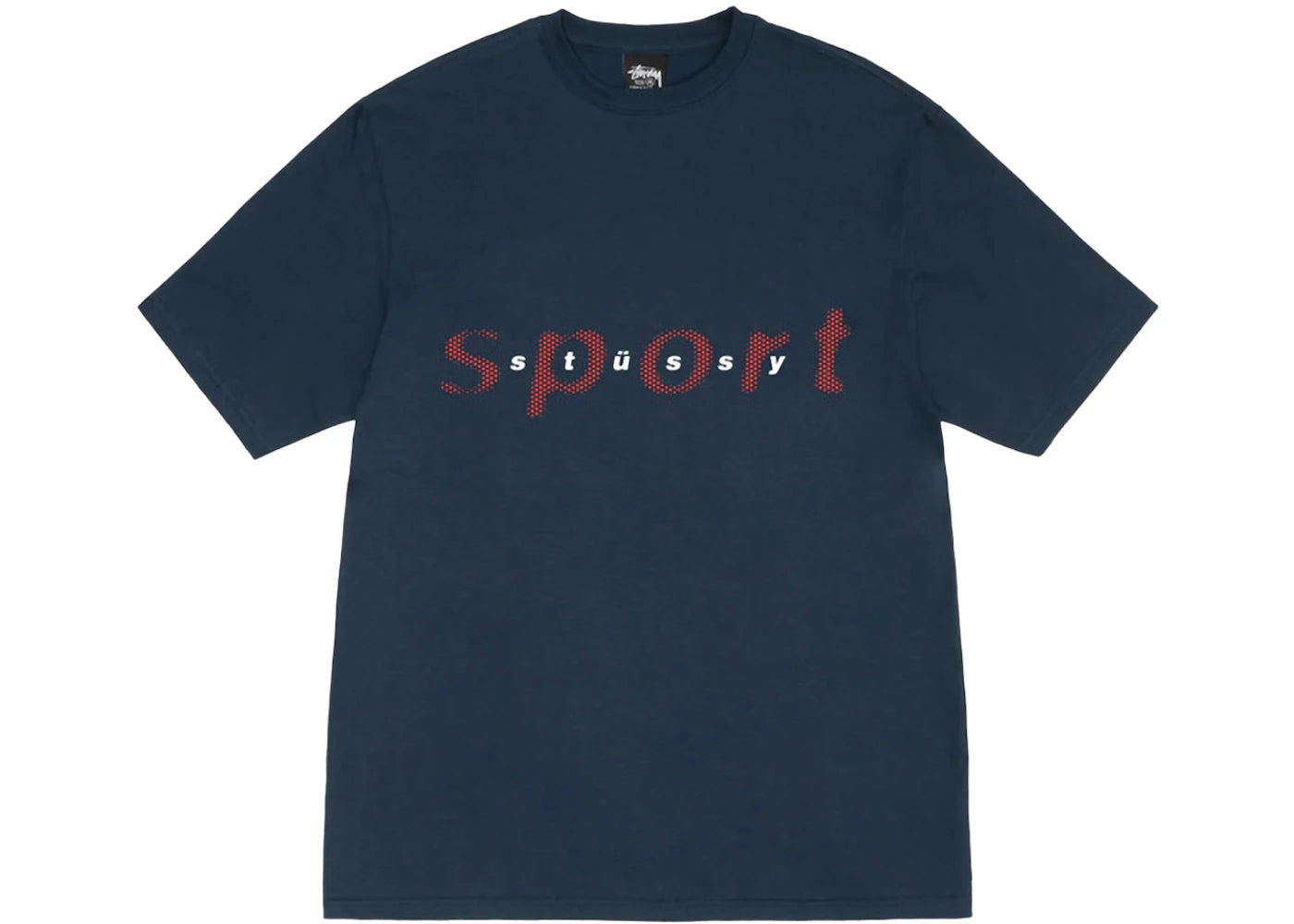 Stussy Dot Sport T-shirt Navy