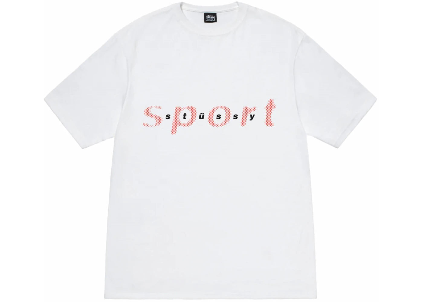 Stussy Dot Sport T-shirt White