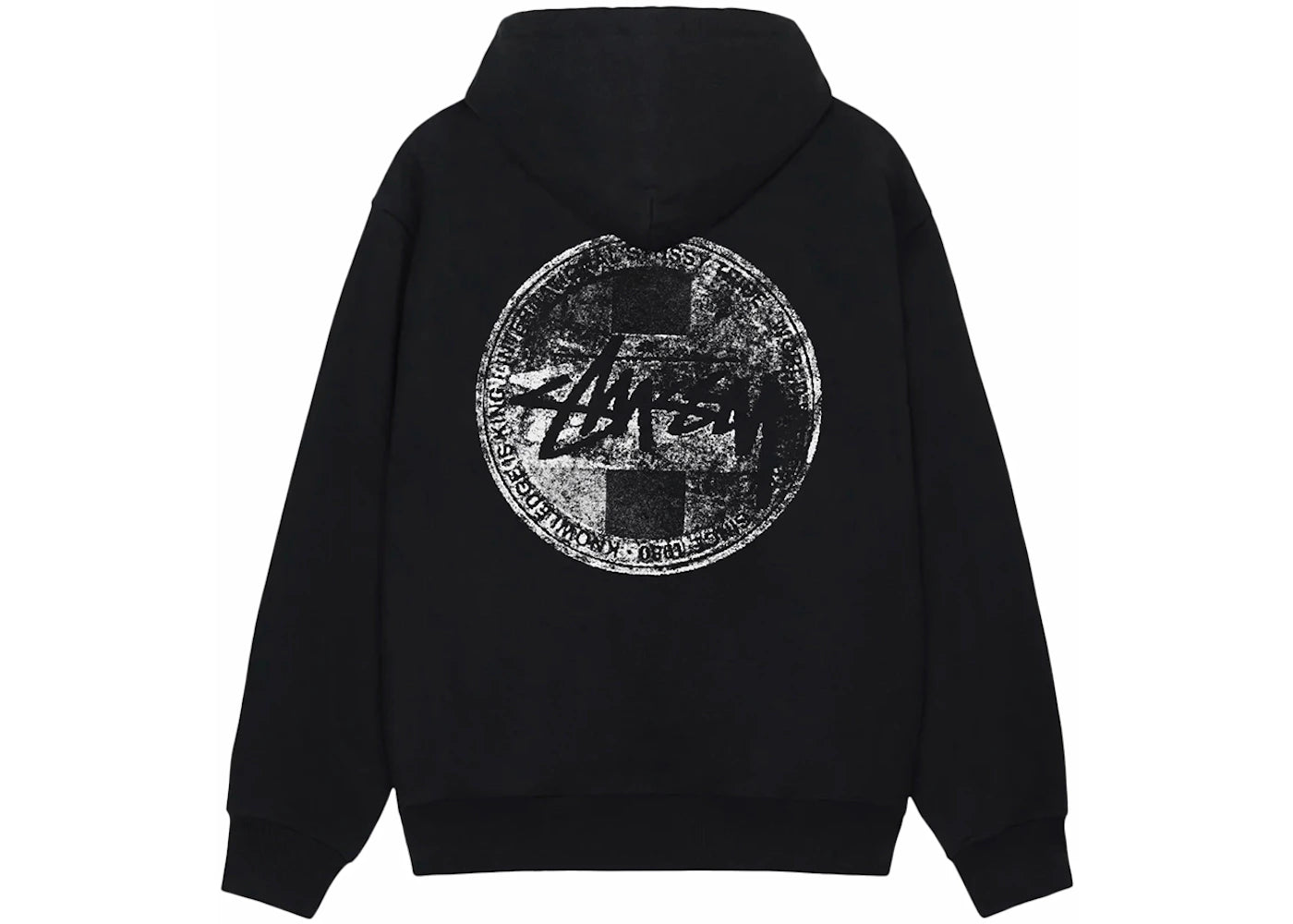 Stussy Dot Stamp Hoodie Black