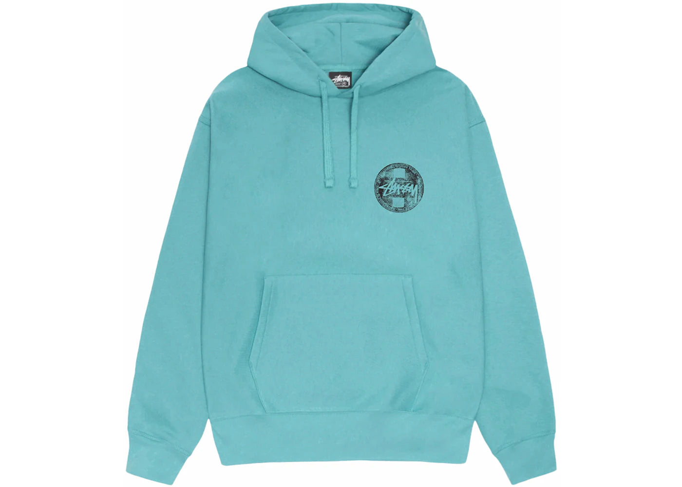 Stussy Dot Stamp Hoodie Ocean