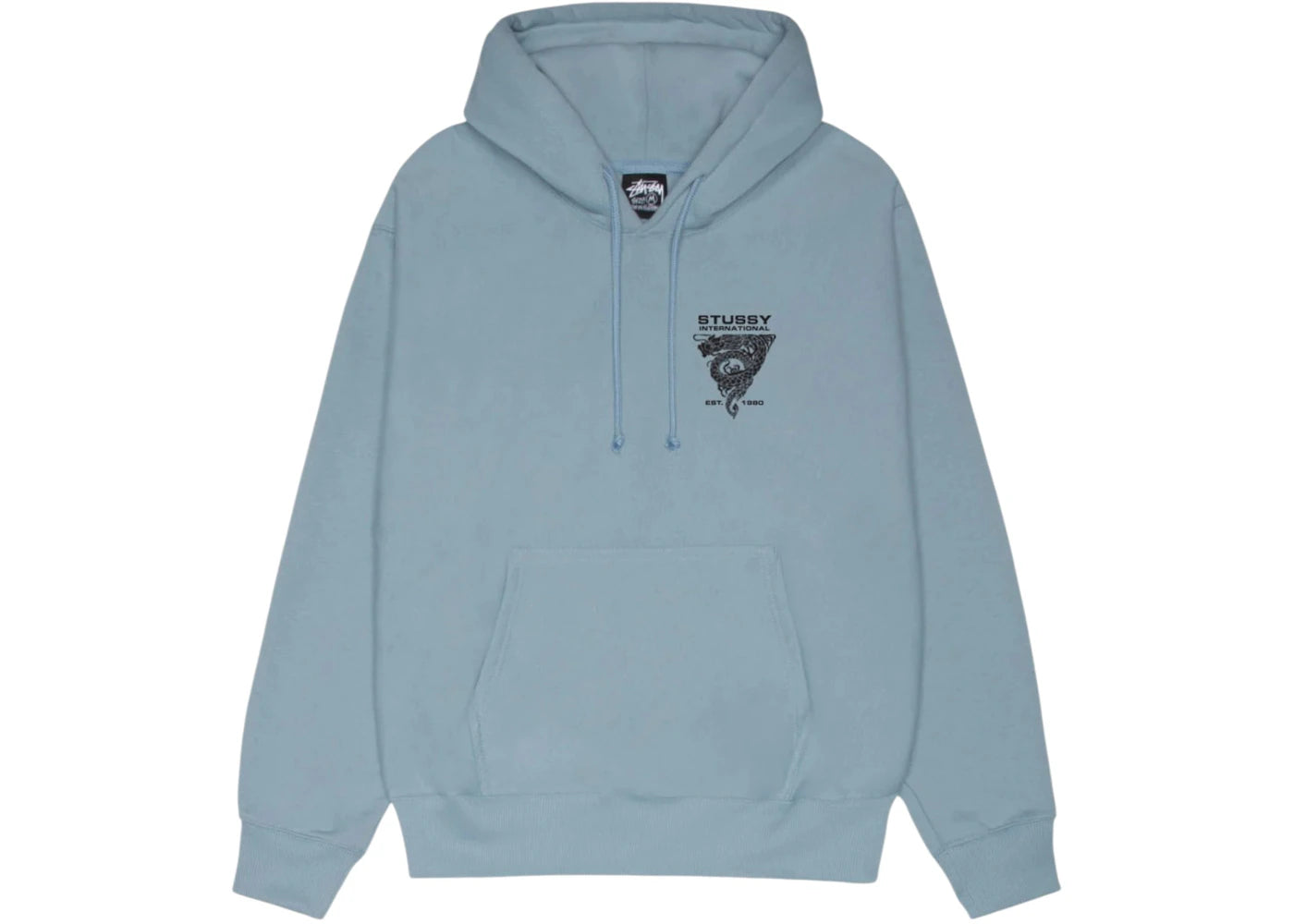Stussy Dragon Hoodie Slate