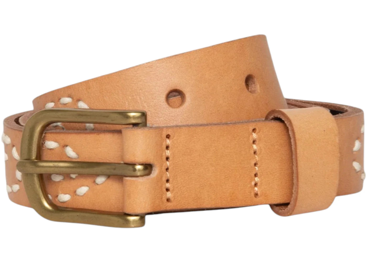 Stussy Embroidered S Belt Light Tan