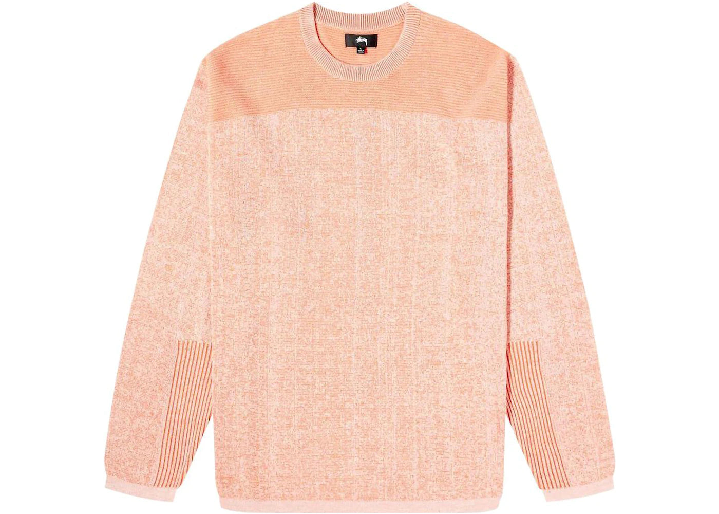 Stussy Engineered Panel Sweater Orange