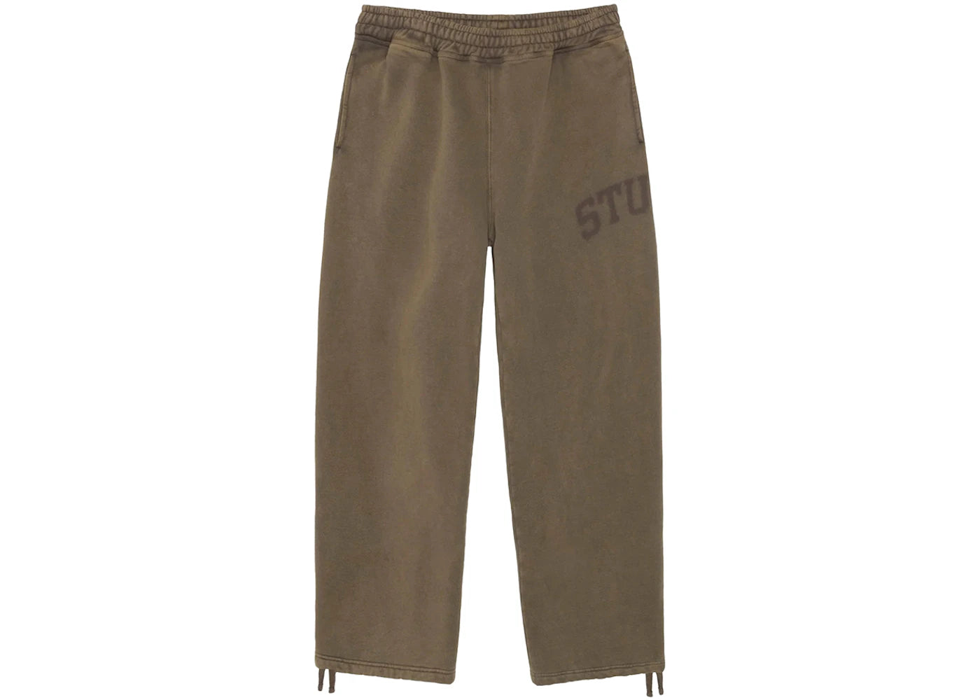 Stussy Faded Graphic Fleece Pant Olive