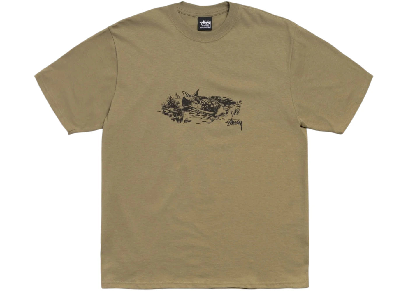 Stussy Fawn Tee Army