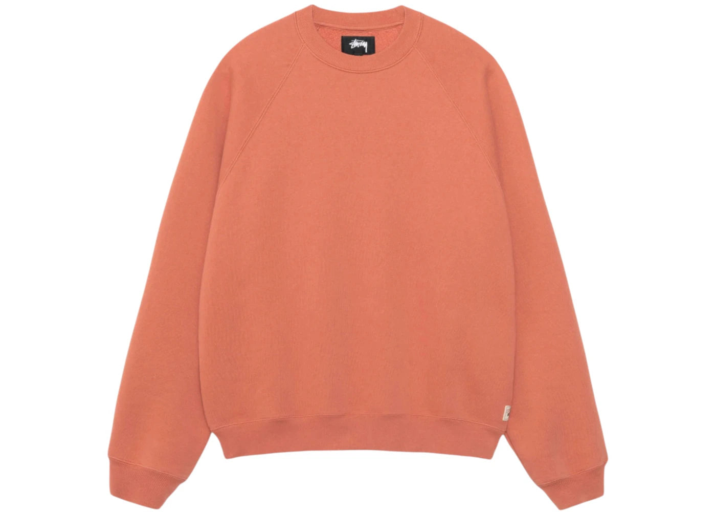 Stussy Fleece Raglan Crew Brick
