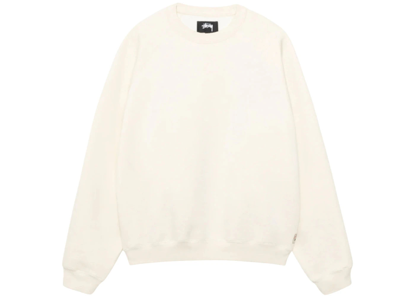 Stussy Fleece Raglan Crew Natural