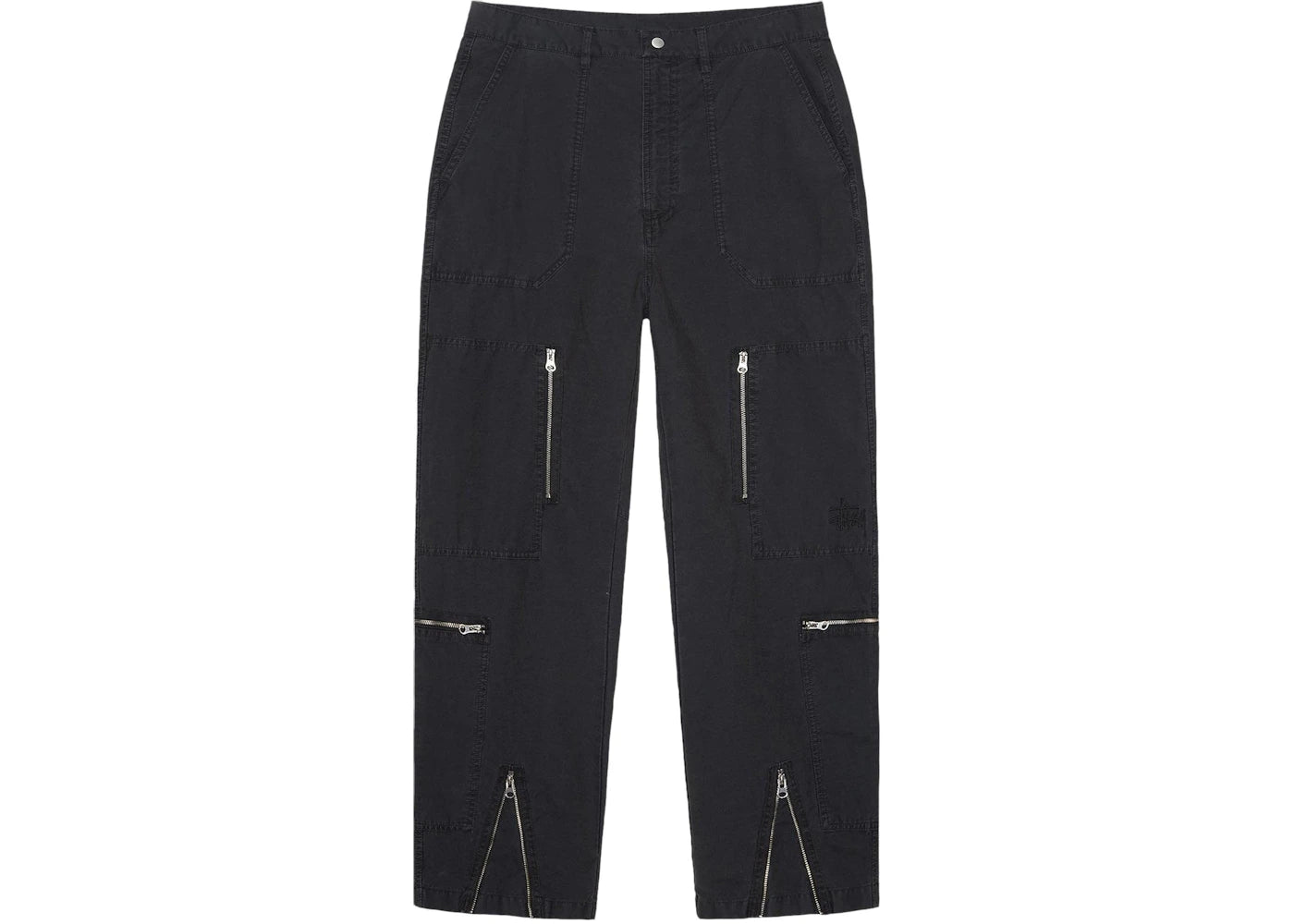 Stussy Flight Ripstop Pigment Dyed Pant Black