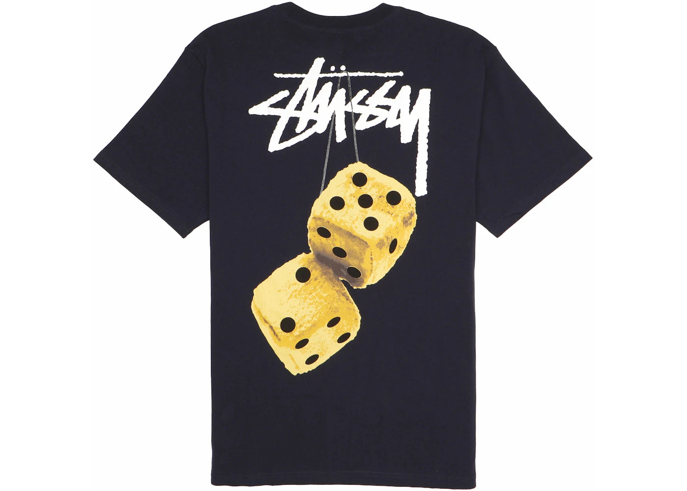 Stussy Fuzzy Dice Tee Navy