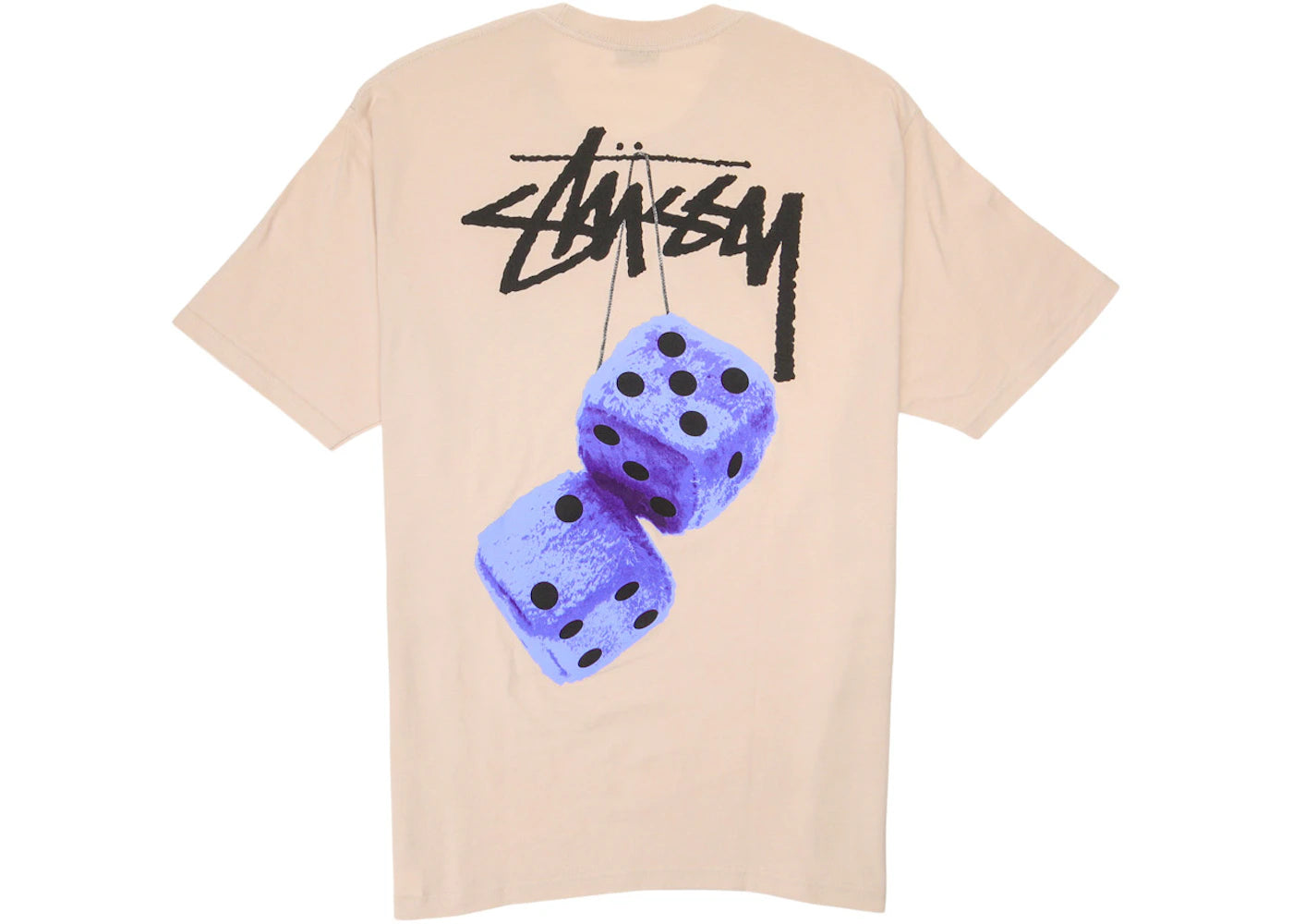 Stussy Fuzzy Dice Tee Smoke