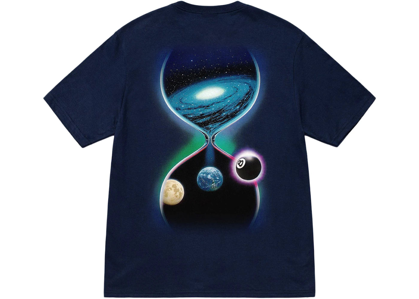 Stussy Galaxy 8-Ball Tee Navy