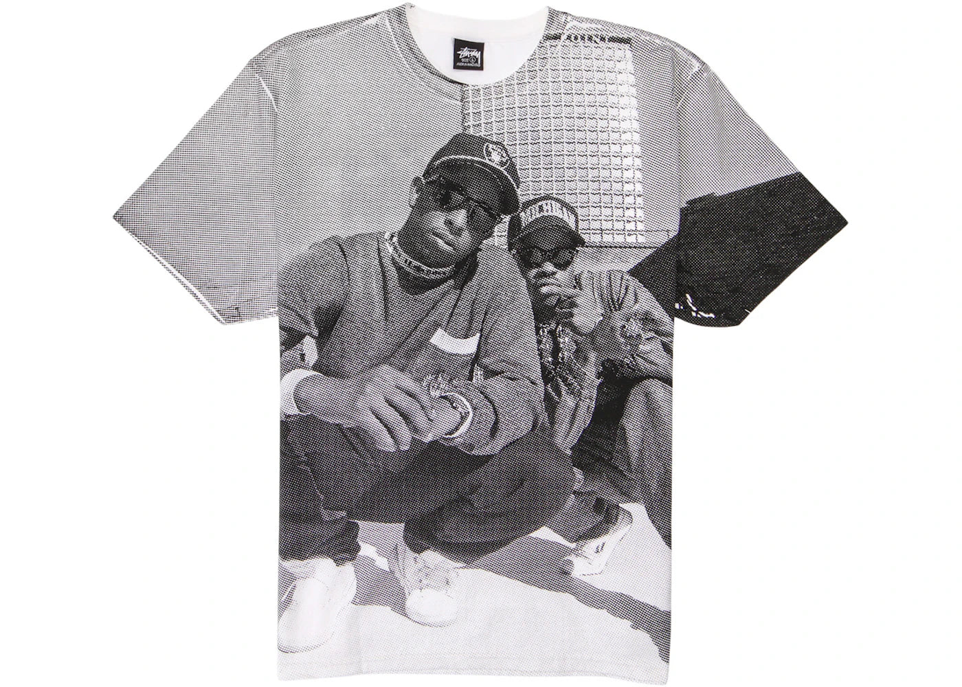 Stussy Gang Starr Tee Multicolor/White