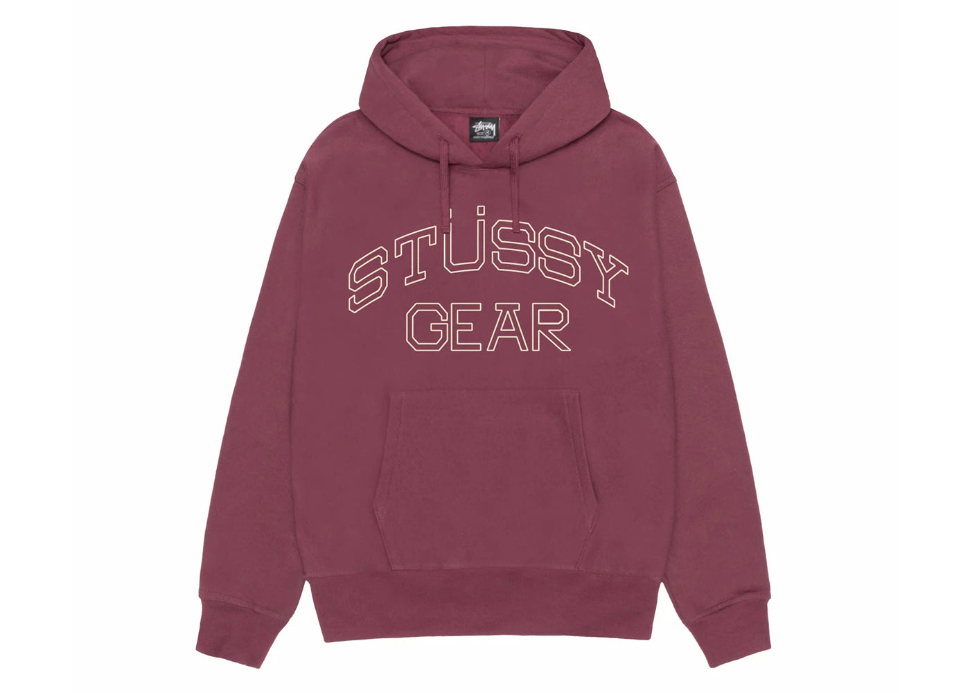 Stussy Gear Hoodie Oxblood