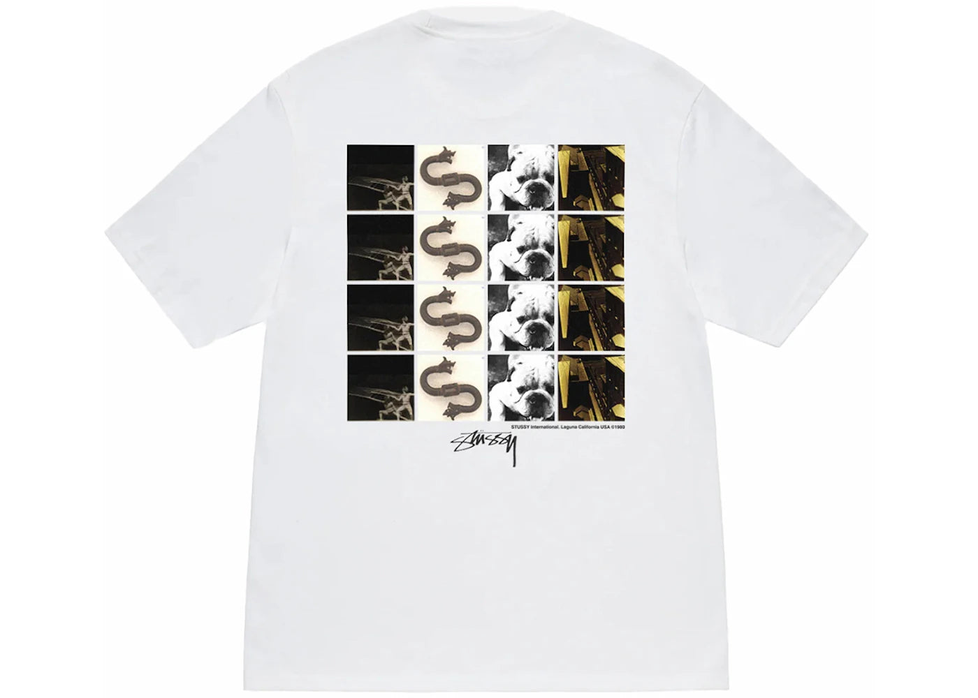 Stussy Grid Tee White
