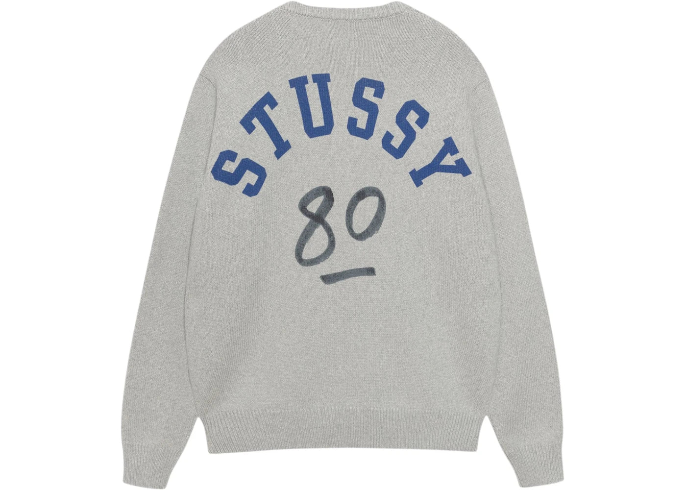 Stussy Handwritten Sweater Heather Grey