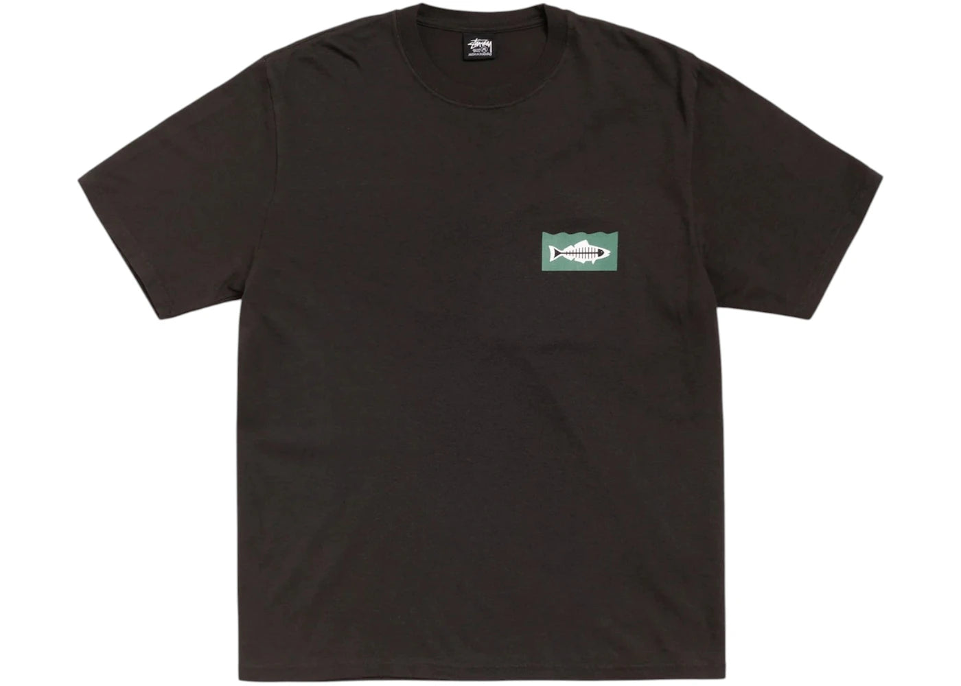 Stussy Heal The Bay 40 Pigment Dyed Tee Faded Black