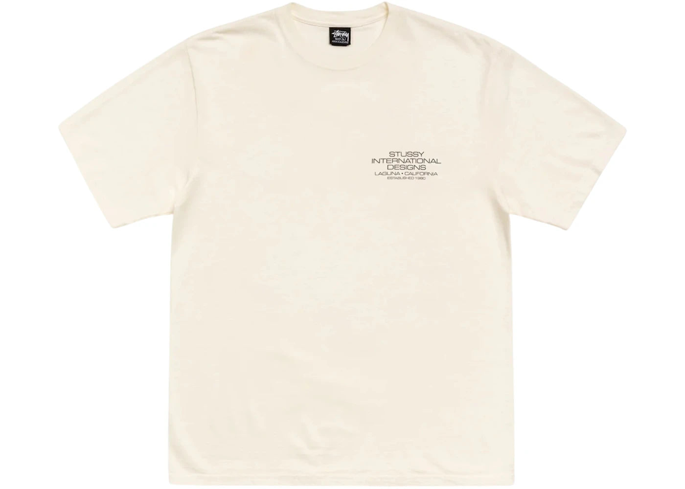 Stussy International Design Pigment Dyed Tee Ivory