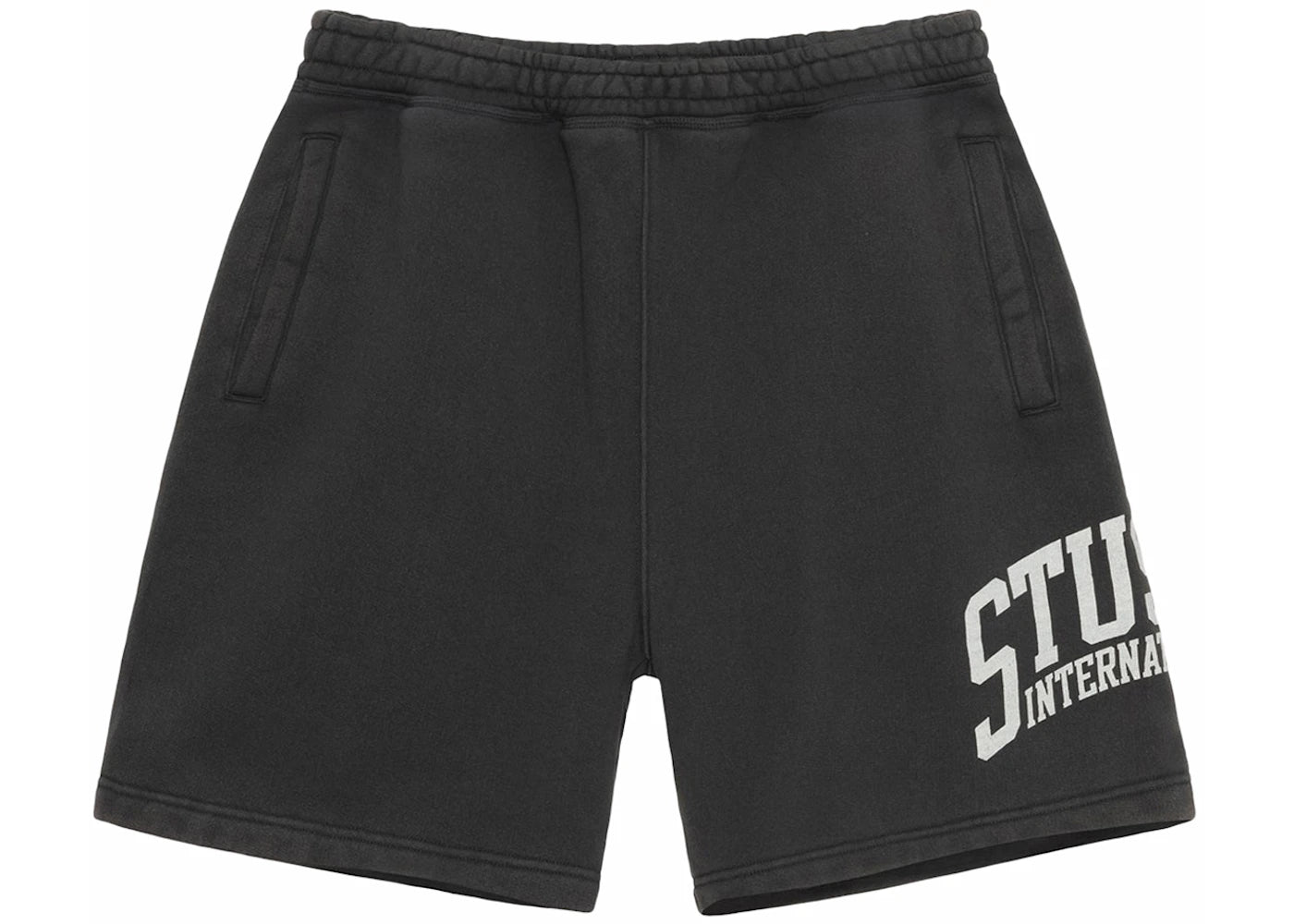 Stussy International Fleece Short Washed Black