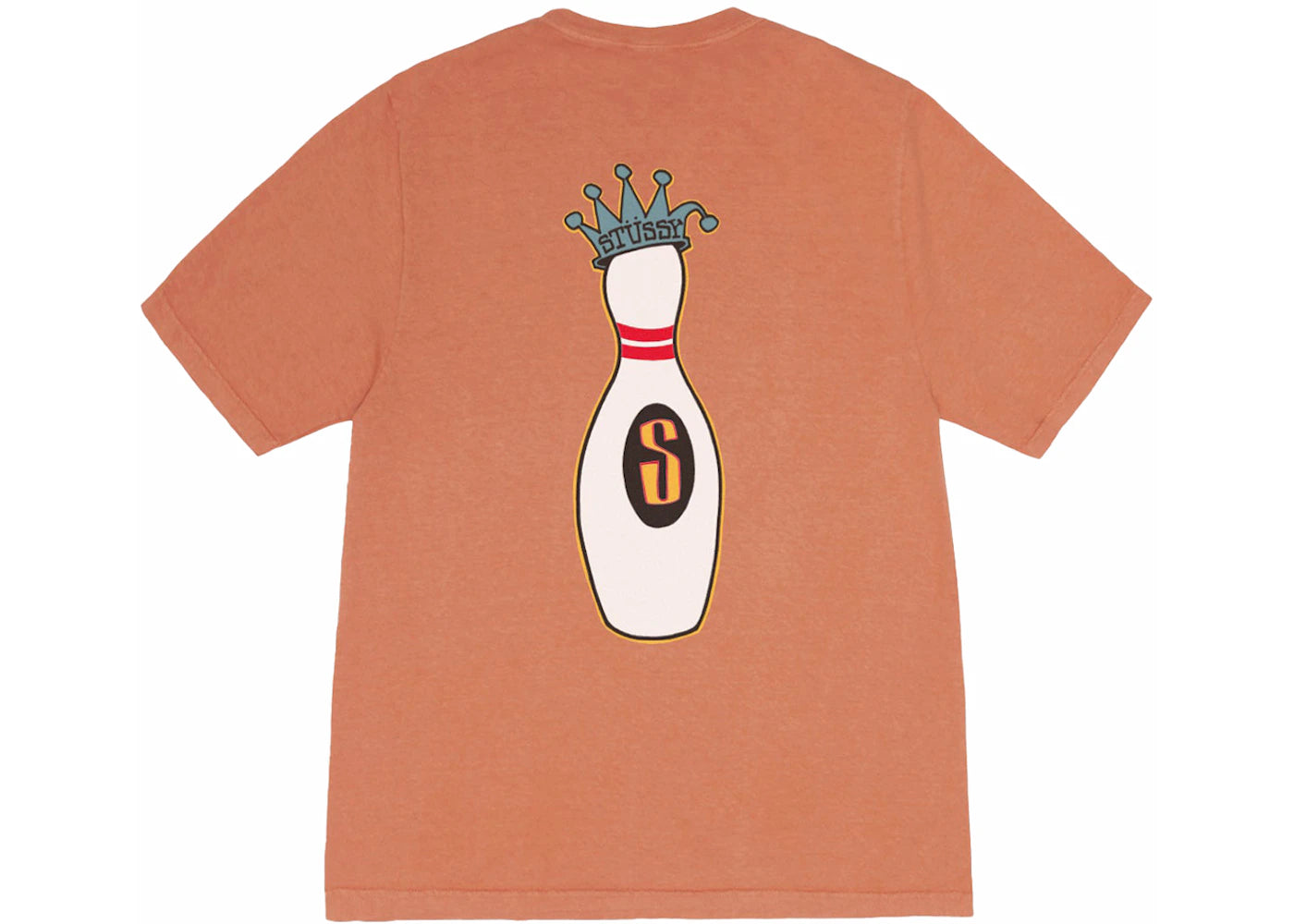 Stussy Kingpin Dyed Tee Rust